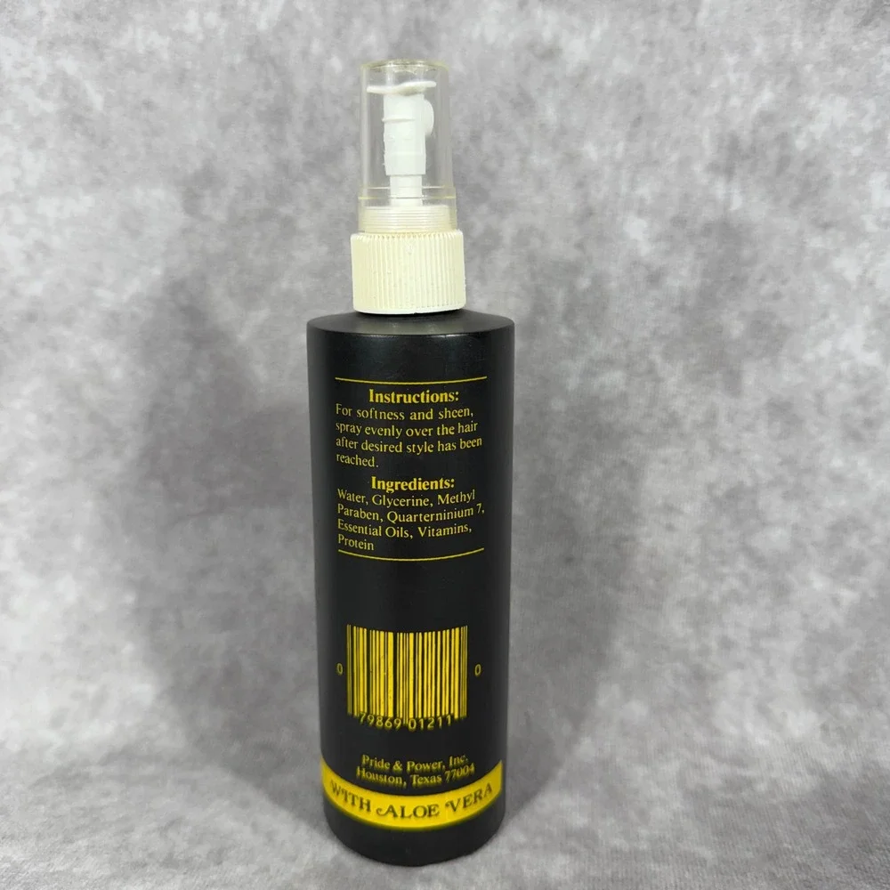 Vtg Southern Curl Spray Sheen w Glycerine & Aloe Vera 8 oz Hair Shine‎ Spray NOS